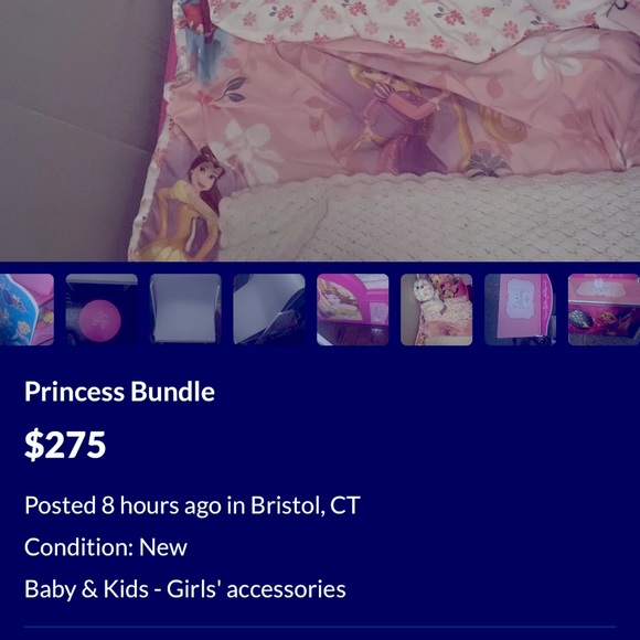 Disney princesses Other Princess Toddler Bed Cover Set Easel